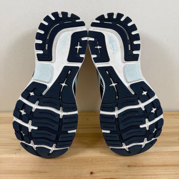 Brooks Ghost 14 Shoes Womens Size 8.5 Navy Blue Cushion Neutral Running Sneakers - Picture 6 of 11
